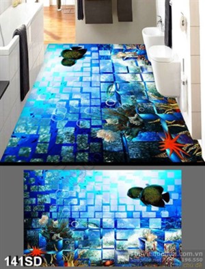 Tranh cá biển ở đại dương