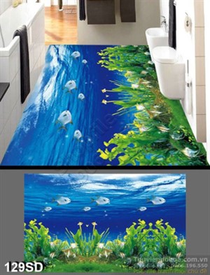 Tranh cá ở đáy đại dương