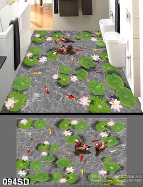 Tranh hoa Sen và chim uyên ương