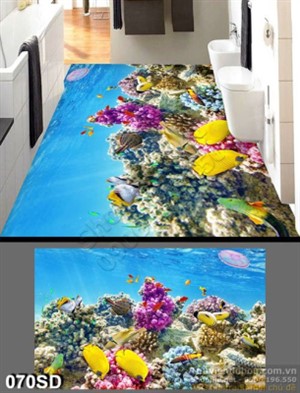 Tranh san hô và cá đại dương