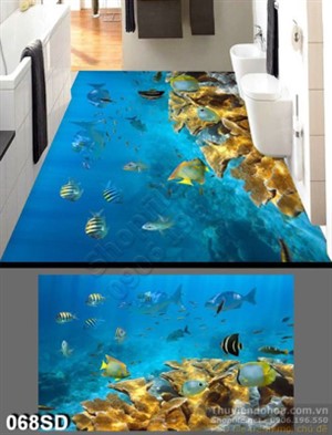 Tranh cá ở đại dương