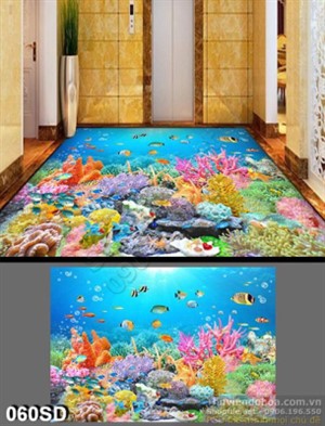 Tranh san hô và đại dương