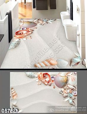 Tranh bãi cát và vỏ sò