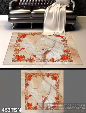 Tranh họa tiết hoa văn in thảm chất lượng