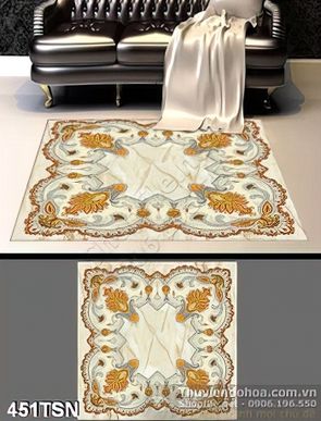 Tranh hoa văn trang trí nghệ thuật in thảm