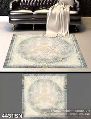 Tranh họa tiết hoa văn in thảm chất lượng