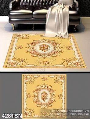 Tranh thảm hoa văn hoa trang trí mới nhất