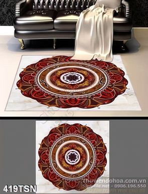 Tranh họa tiết hình tròn