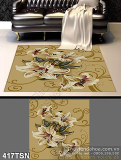 Tranh hoa lily sơn dầu