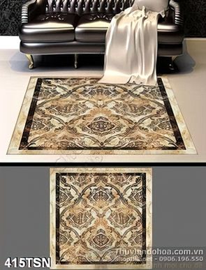 Tranh thảm mẫu gạch 3D trang trí
