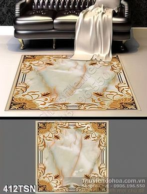 Tranh thảm hoa văn nền đá đẹp