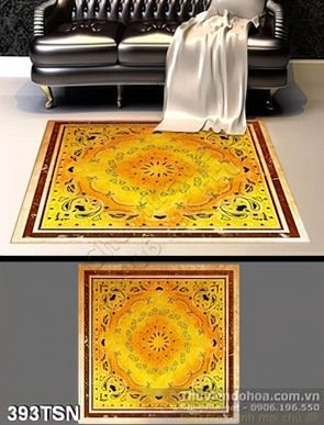 Tranh thảm họa tiết hình vuông