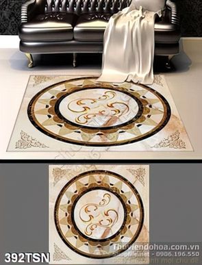 Tranh thảm họa tiết điêu khắc