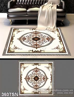 Tranh thảm sàn hoa văn sang trọng nhất