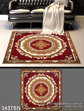 Tranh thảm sàn hoa văn hiện đại