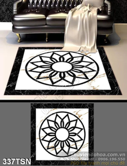 Tranh thảm sàn mẫu gạch chất lượng