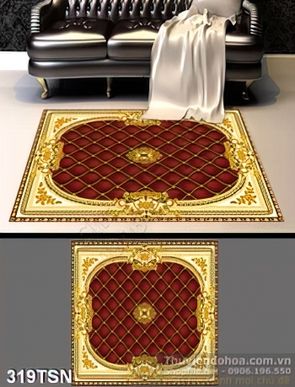 Tranh thảm sàn cổ điển sang trọng
