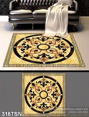 Tranh thảm sàn họa tiết truyền thống