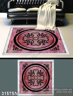 Tranh thảm sàn họa tiết cổ