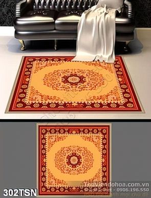 Tranh thảm sàn họa tiết trang trí nghệ thuật