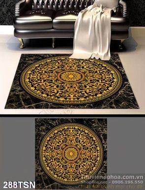 Tranh thảm 3D hoa văn sang trọng