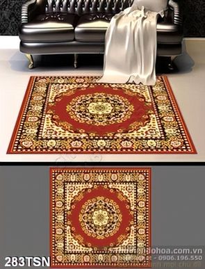 Tranh thảm sàn hoa văn sang trọng