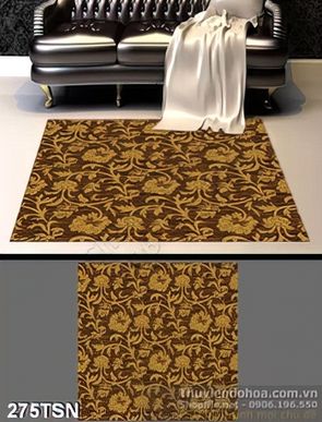 Tranh thảm sàn hoa văn cổ