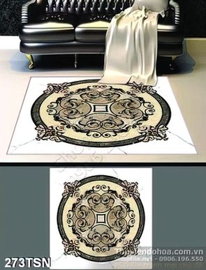 Tranh thảm sàn hoa văn nghệ thuật