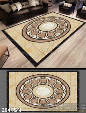 Tranh thảm 3D hoa văn hiện đại