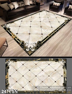 Tranh thảm sàn mẫu gạch mới nhất