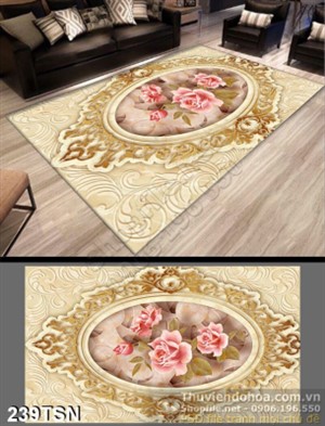 Tranh thảm hoa hồng nghệ thuật