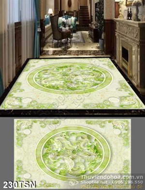 Tranh thảm sàn giả ngọc rồng