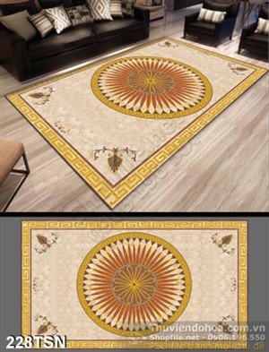 Tranh thảm 3D hoa văn mới nhất