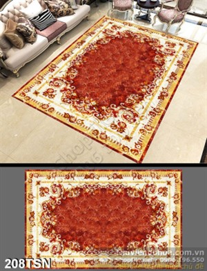 Tranh thảm sàn 3D hoa văn