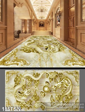 Tranh thảm điêu khắc song long