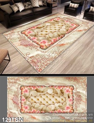 Tranh thảm hoa hồng cổ điển hiện nay