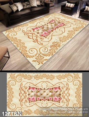 Tranh thảm 3D hoa hồng