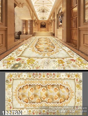 Tranh thảm 3D hoa hồng sang trọng