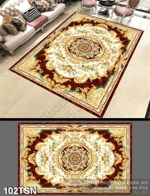 Tranh thảm sàn họa tiết hiện đại nhất