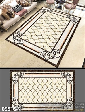 Tranh thảm họa tiết trang trí hiện đại