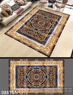 Tranh thảm 3d mẫu gạch sang trọng