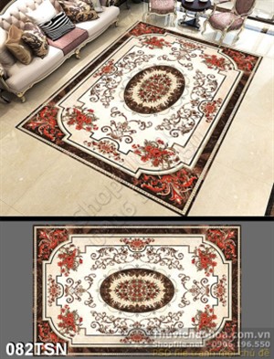 Tranh thảm họa tiết hoa văn độc đáo