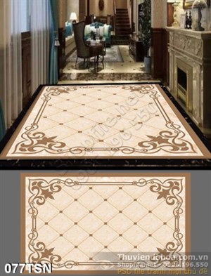 Tranh thảm hoa văn độc đáo sang trọng