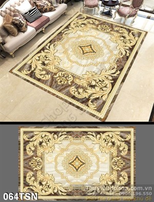 Tranh thảm sàn sang trọng trang trí biệt thự
