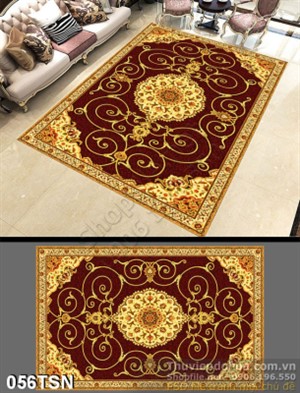 Tranh thảm sàn họa tiết thổ cẩm