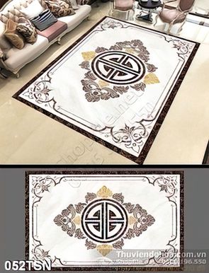 Tranh thảm sàn họa tiết hiện đại