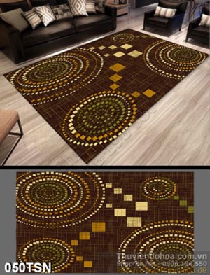 Tranh thảm sàn họa tiết sang trọng