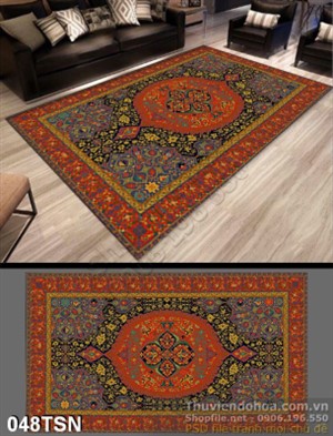 Tranh thảm sàn họa tiết truyền thống