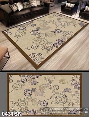 Tranh thảm 3D họa tiết hoa văn đẹp