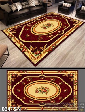 Tranh thảm hoa đơn giản sang trọng